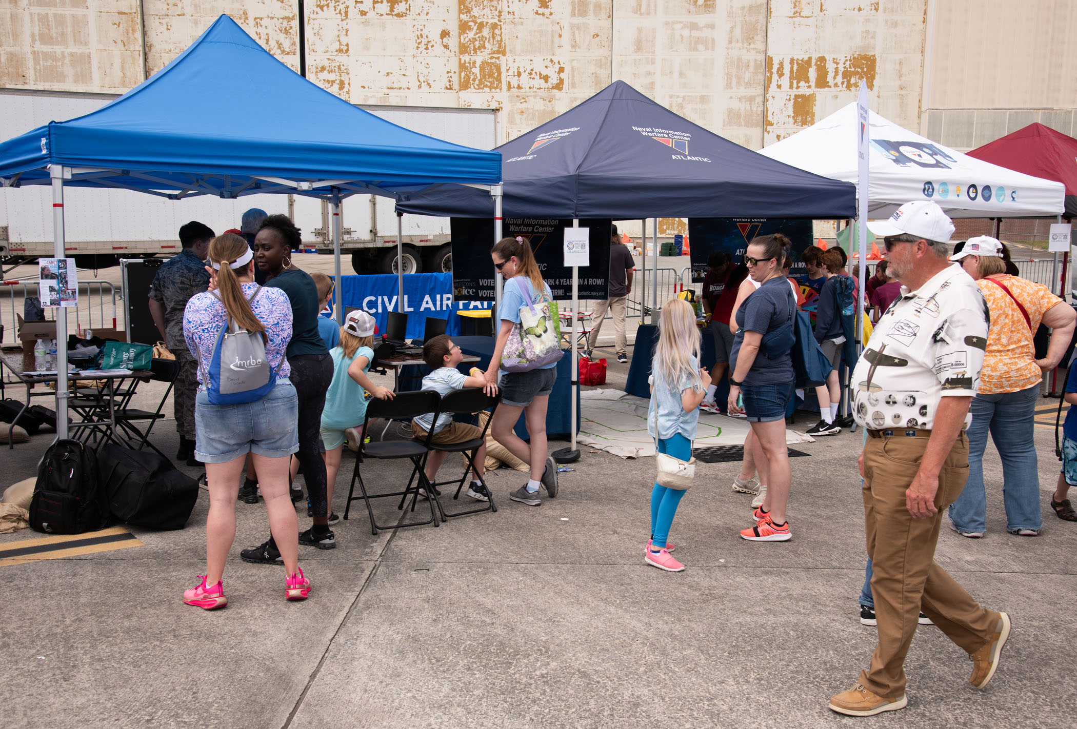 Charleston Air Show 2024 STEM Outreach Booth Photos