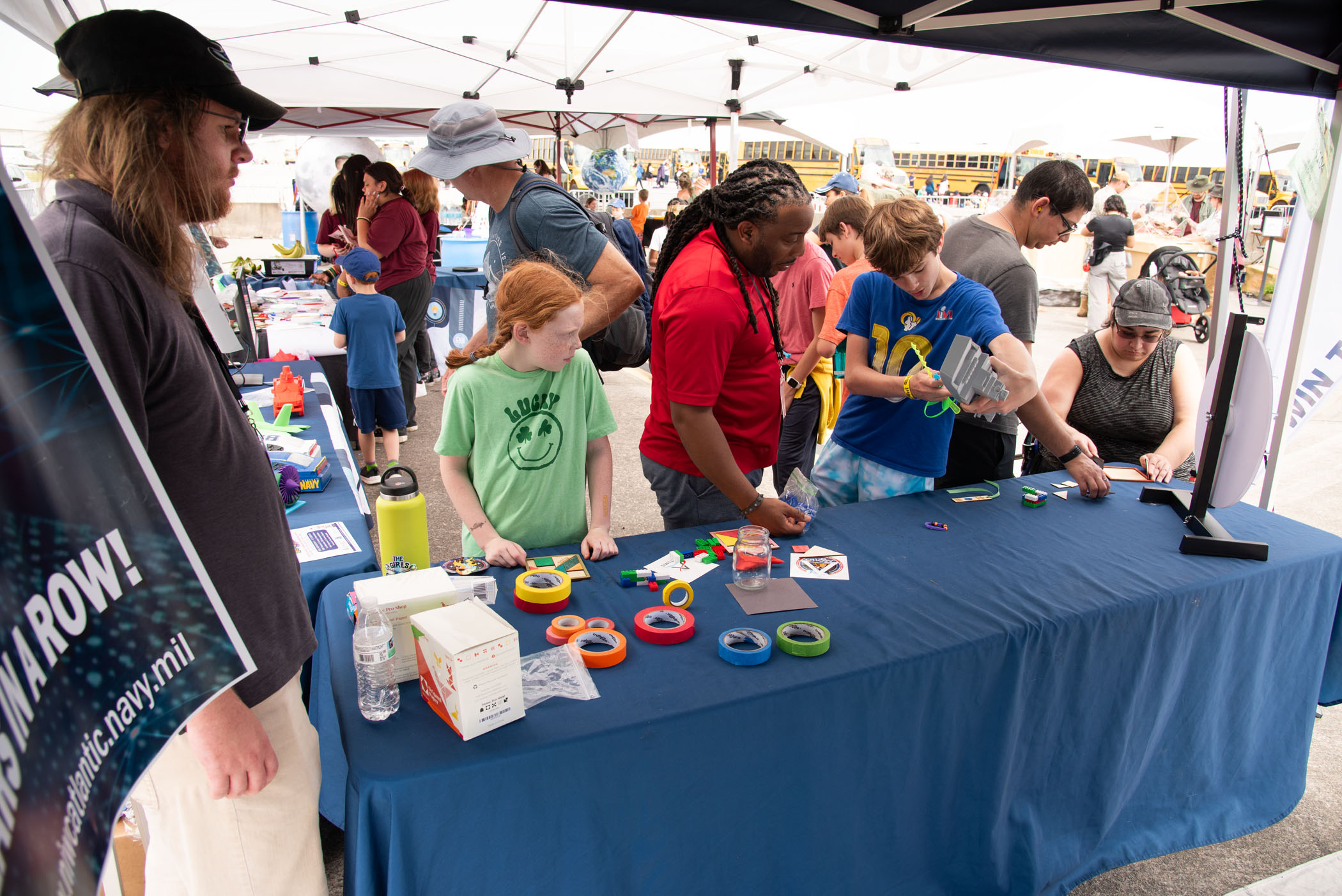 Charleston Air Show 2024 STEM Outreach Booth Photos