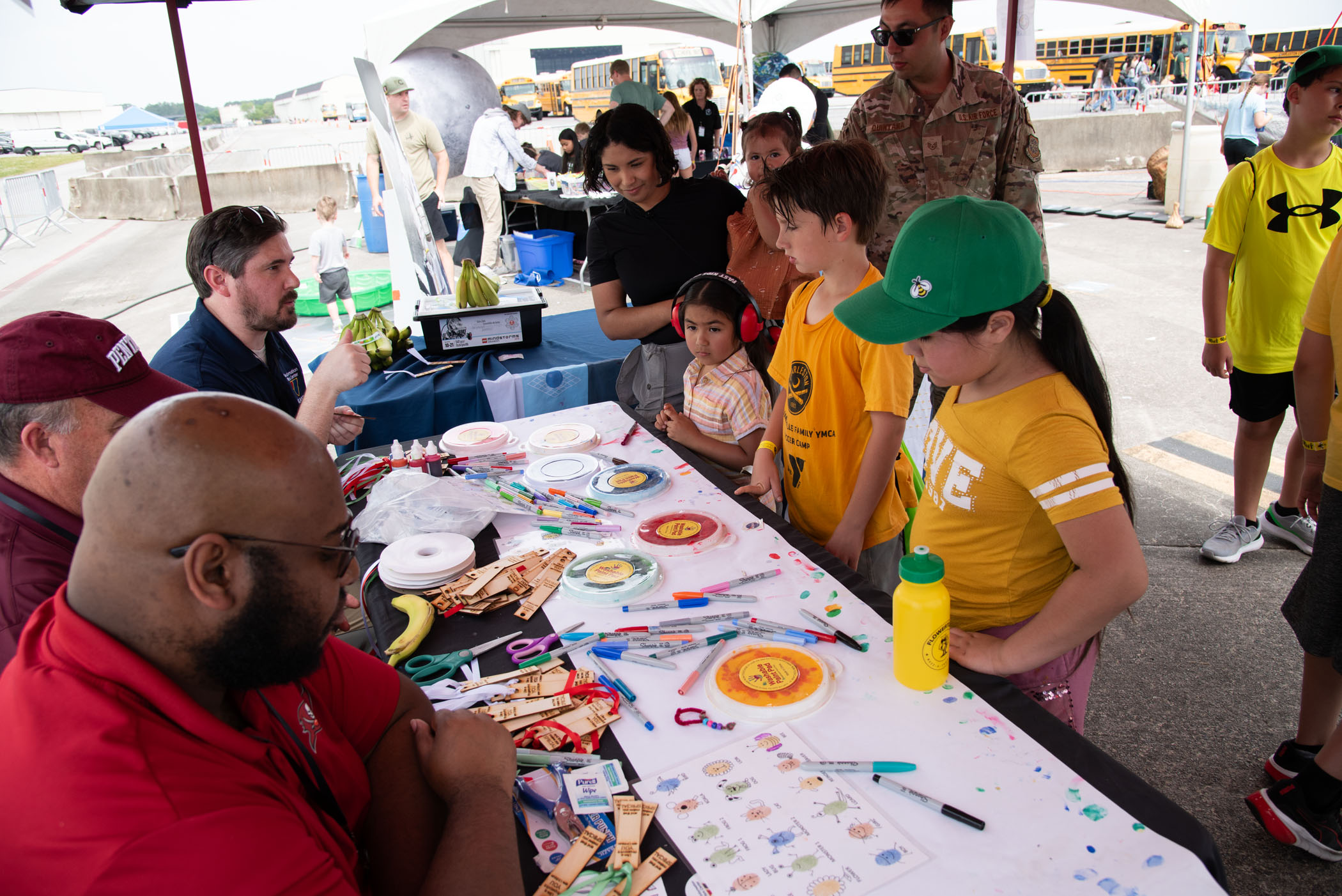 Charleston Air Show 2024 STEM Outreach Booth Photos