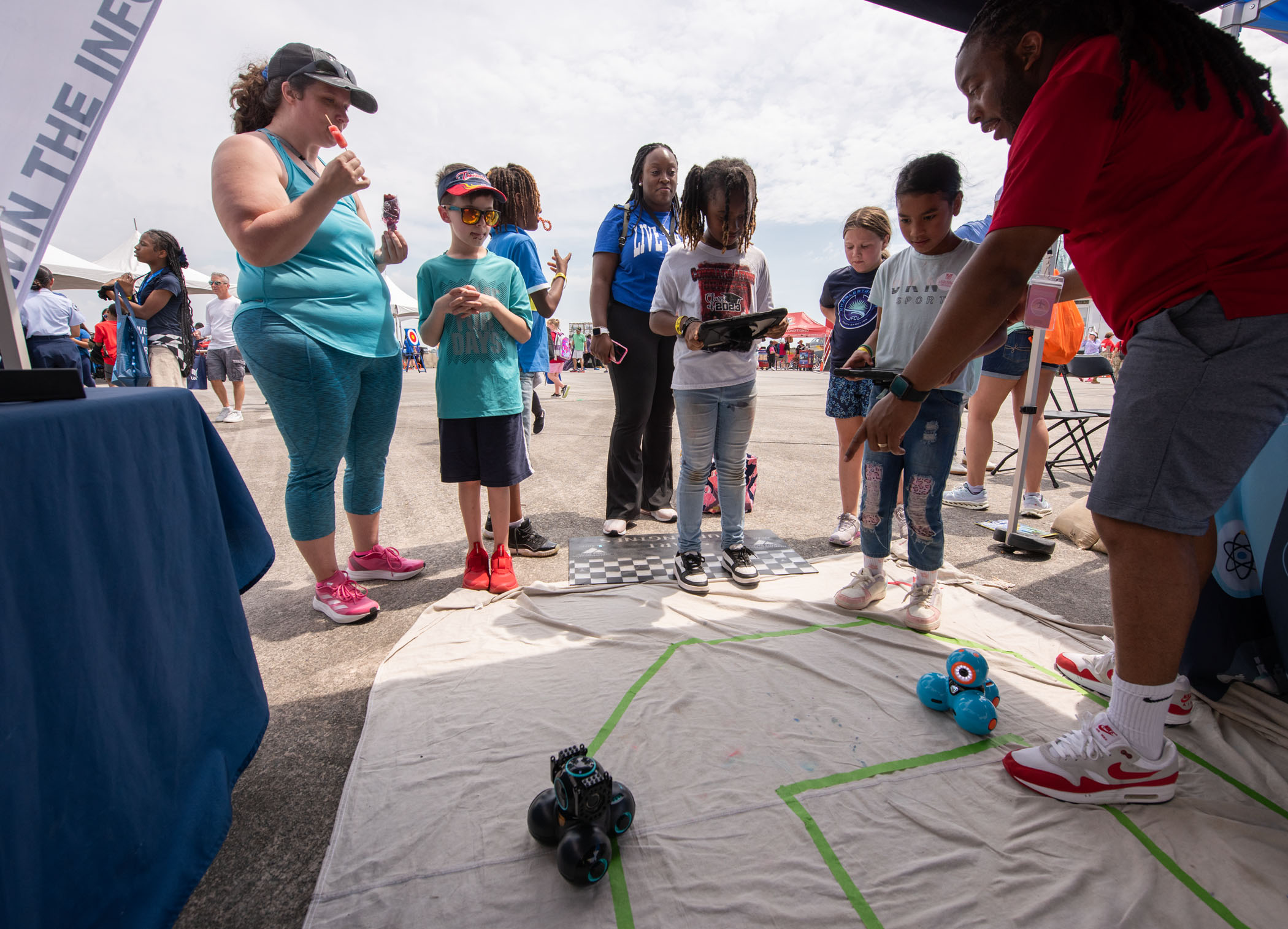 Charleston Air Show 2024 STEM Outreach Booth Photos