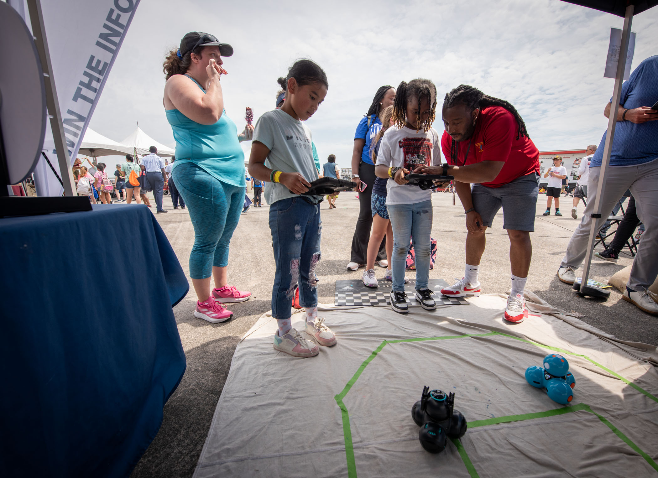 Charleston Air Show 2024 STEM Outreach Booth Photos