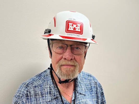 Joseph Drawdy, a safety specialist with the U.S. Army Corps of Engineers, Savannah District is shown wearing the new safety helmet. As part of a USACE-wide mandate, the Savannah District is implementing the new helmets to enhance employee safety and mitigate workplace injuries.