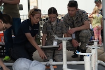 People talk amongst each other.