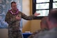 Maj. Gen. Randall Kitchens, U.S. Air Force Chief of Chaplains, speaks to Airmen at Joint Base Pearl Harbor-Hickam, Hawaii, April 23, 2024. Kitchens discussed the significance and history of the chaplain corp and it’s separation from the Army Air Corp in 1949. (U.S. Air Force photo by Staff Sgt. Alan Ricker)
