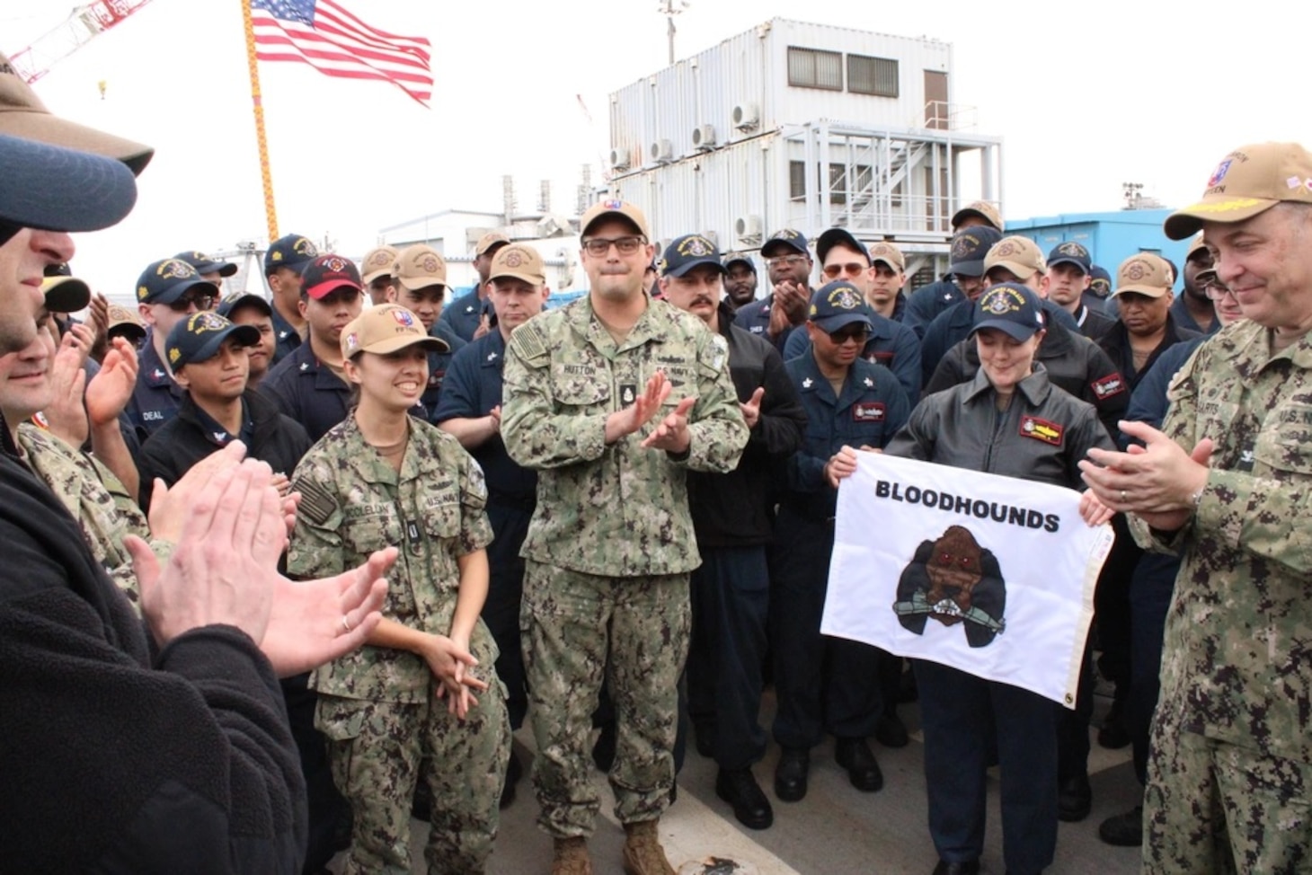 USS Rafael Peralta (DDG 115) Earns Bloodhound Award