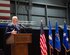 Maj. Gen. Mark V. Slominski, Mobilization Assistant to the Commander, Air Force Materiel Command, addresses the crowd during his promotion ceremony, April 19 at the National Museum of the United States Air Force, Wright-Patterson Air Force Base, Ohio.