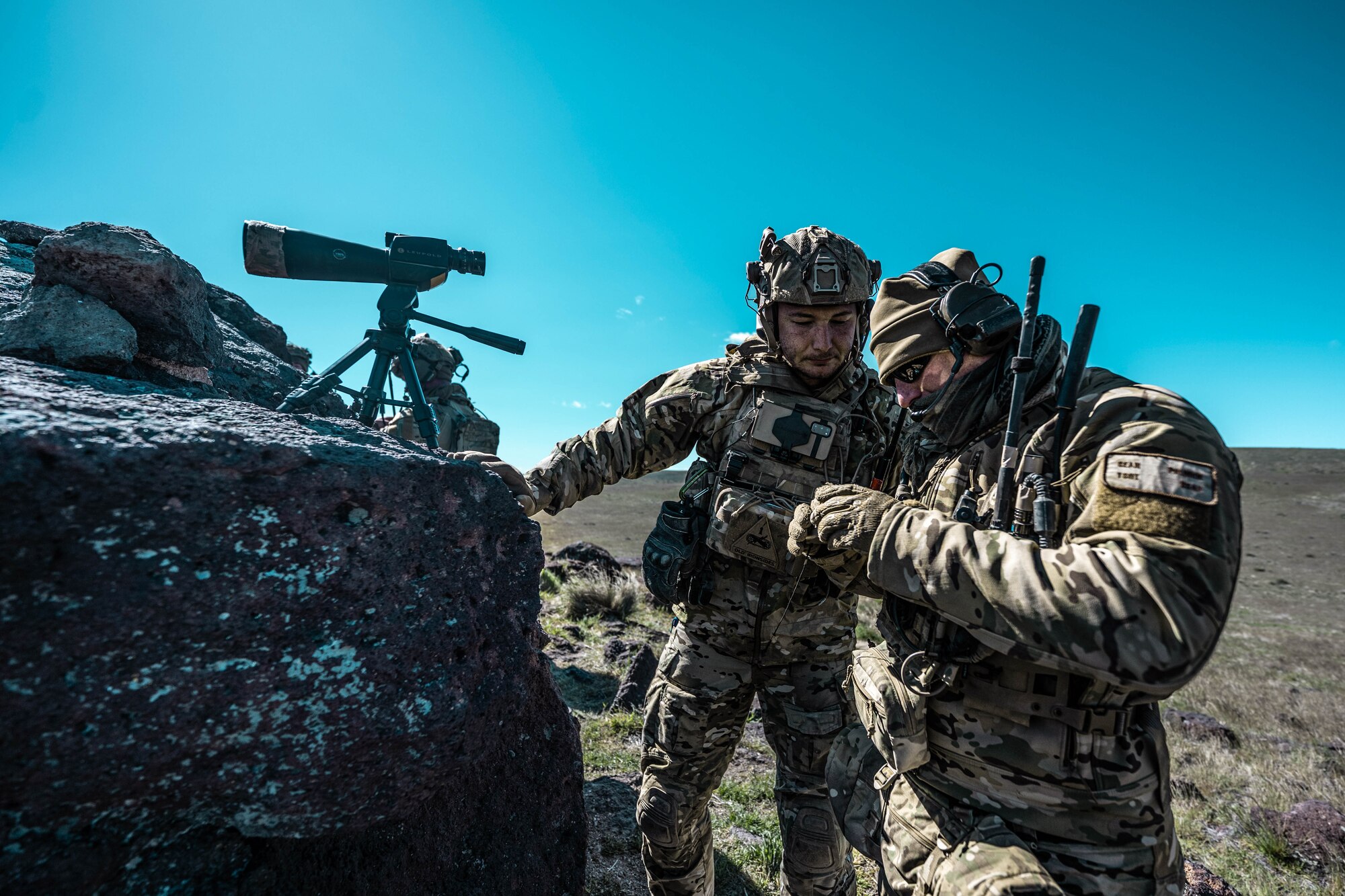 Photos of Airmen during exercise