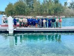 U.S. Coast Guard members from U.S. Coast Guard Forces Micronesia/Sector Guam participated in a comprehensive subject matter expert exchange with multiple agencies in Saipan from April 8-12, 2024, to enhance inter-agency cooperation and proficiency in maritime operations. During this pivotal event, Chief Petty Officer Richard Hofschneider of the Forces Micronesia Ready for Operations department, Chief Petty Officer Robert Cook, Petty Officer 1st Class Juan Taijeron, and Petty Officer 2nd Class Darren Apiag, also a Coast Guard reservist from Coast Guard Station Apra Harbor in Guam, met with representatives from CNMI Department of Fire and EMS (DFEMS) and CNMI Department of Fish and Wildlife (DFW).