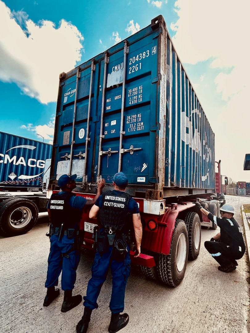 On April 18, 2024, U.S. Coast Guard Forces Micronesia/Sector Guam spearheaded a comprehensive Multi-Agency Strike Force Operation (MASFO), meticulously inspecting 172 containers at the Port of Guam. This operation is part of ongoing efforts to ensure the safety and security of containerized cargo, which is crucial for the island's economy and environmental protection. The MASFO brought together various agencies, including the Guam Customs and Quarantine Agency, Port Authority Police, the U.S. Food and Drug Administration, and other law enforcement and regulatory bodies. These agencies collaboratively exercised their inspection capabilities, focusing on containerized cargo across all modes of transportation.