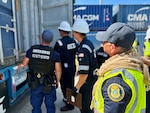 On April 18, 2024, U.S. Coast Guard Forces Micronesia/Sector Guam spearheaded a comprehensive Multi-Agency Strike Force Operation (MASFO), meticulously inspecting 172 containers at the Port of Guam. This operation is part of ongoing efforts to ensure the safety and security of containerized cargo, which is crucial for the island's economy and environmental protection. The MASFO brought together various agencies, including the Guam Customs and Quarantine Agency, Port Authority Police, the U.S. Food and Drug Administration, and other law enforcement and regulatory bodies. These agencies collaboratively exercised their inspection capabilities, focusing on containerized cargo across all modes of transportation.