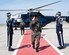 Republic of Korea Air Force Chief of Staff Gen. Lee, Young Su arrives at at Kunsan Air Base, ROK, April 23, 2024. During his visit, Gen. Lee met with leadership from the 8th Fighter Wing and 38th Fighter Group to receive updates on how Korea Flying Training 2024 is increasing the combat readiness of the ROK-U.S. Alliance. (U.S. Air Force photo by Staff Sgt. Nicholas Ross)