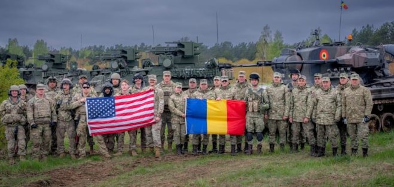  Charlie Battery, 5th Battalion, 4th Air Defense Artillery Regiment, conducted live-fire exercises with NATO allies as part of Saber Strike 2024.