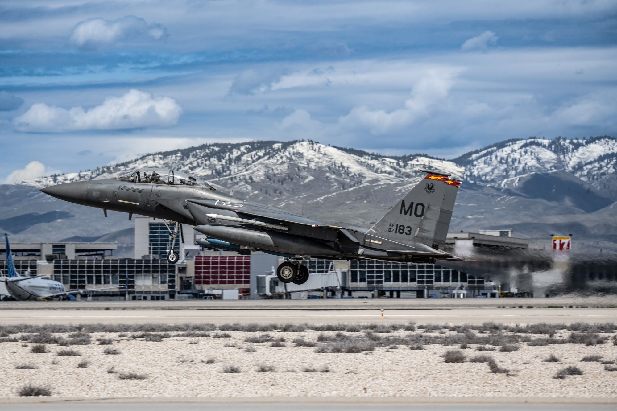 Photo of Airmen during exercise