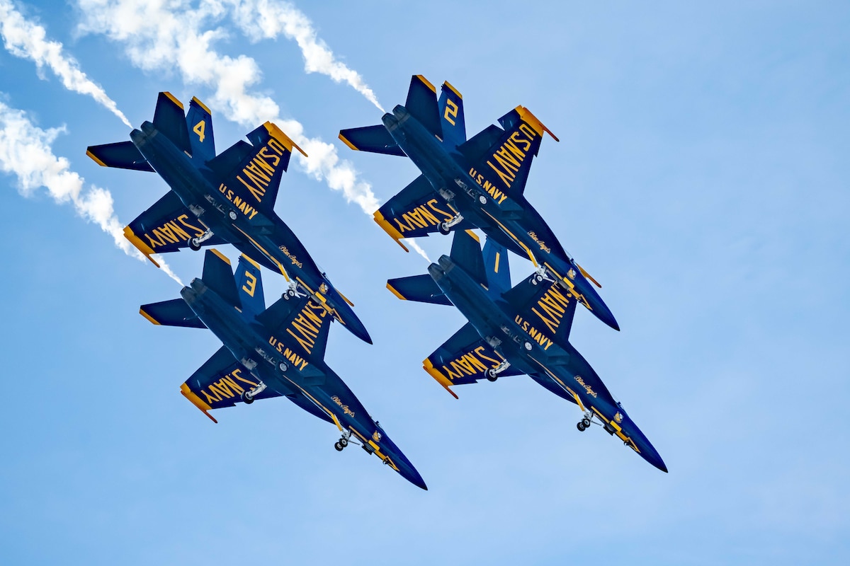 Blue Angels formation