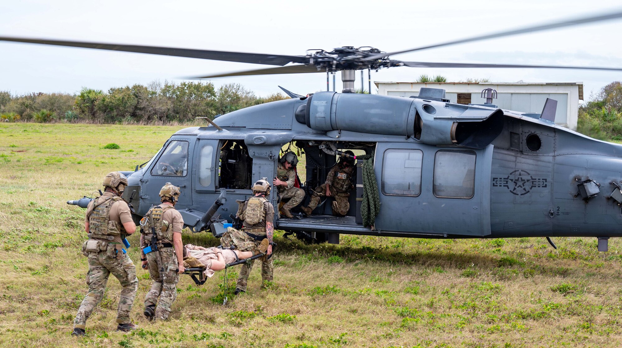 Pararescuemen conduct mass casualty exercise