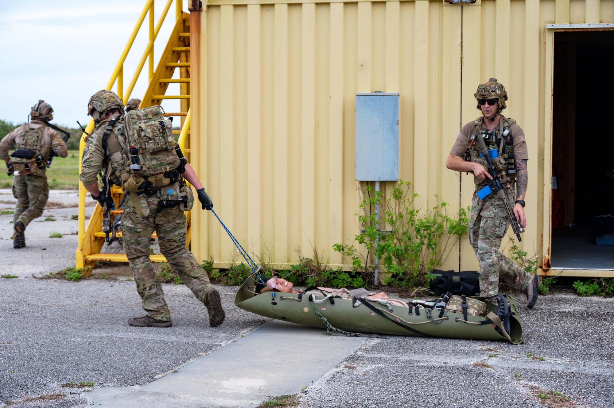 Pararescuemen conduct mass casualty exercise