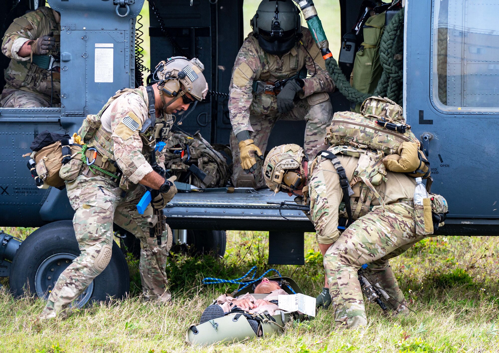 Pararescuemen conduct mass casualty exercise