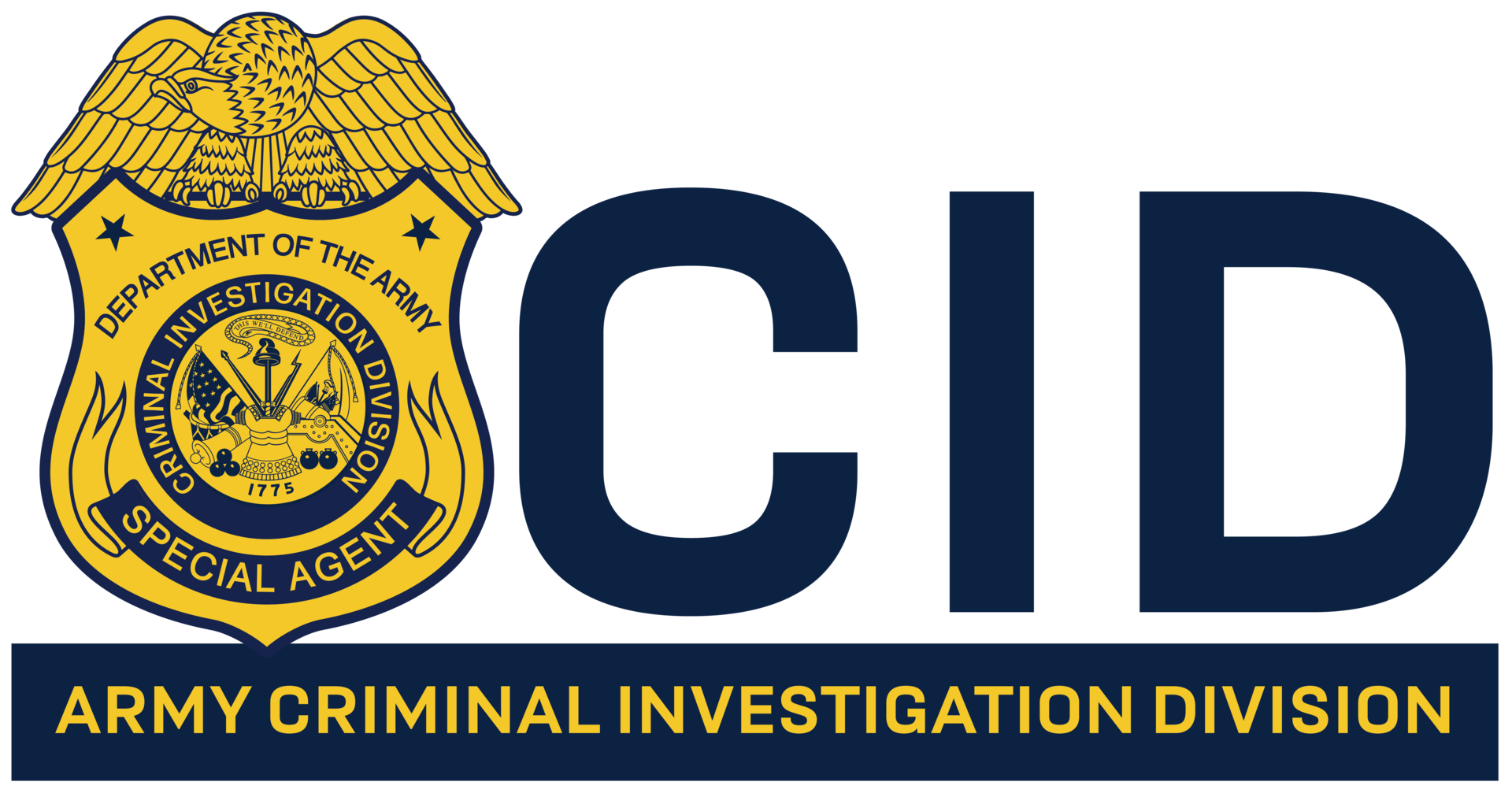 Army CID Logo (Blue & Gold)