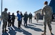 A group of civic leaders from North Dakota are given a tour of Training Launch Facility (LF) Uniform-01 at Minot Air Force Base, North Dakota, April 22, 2024. LF U-01 is used for training by maintainers, defenders and the tactical response force. (U.S. Air Force photo by Airman 1st Class Luis Gomez)