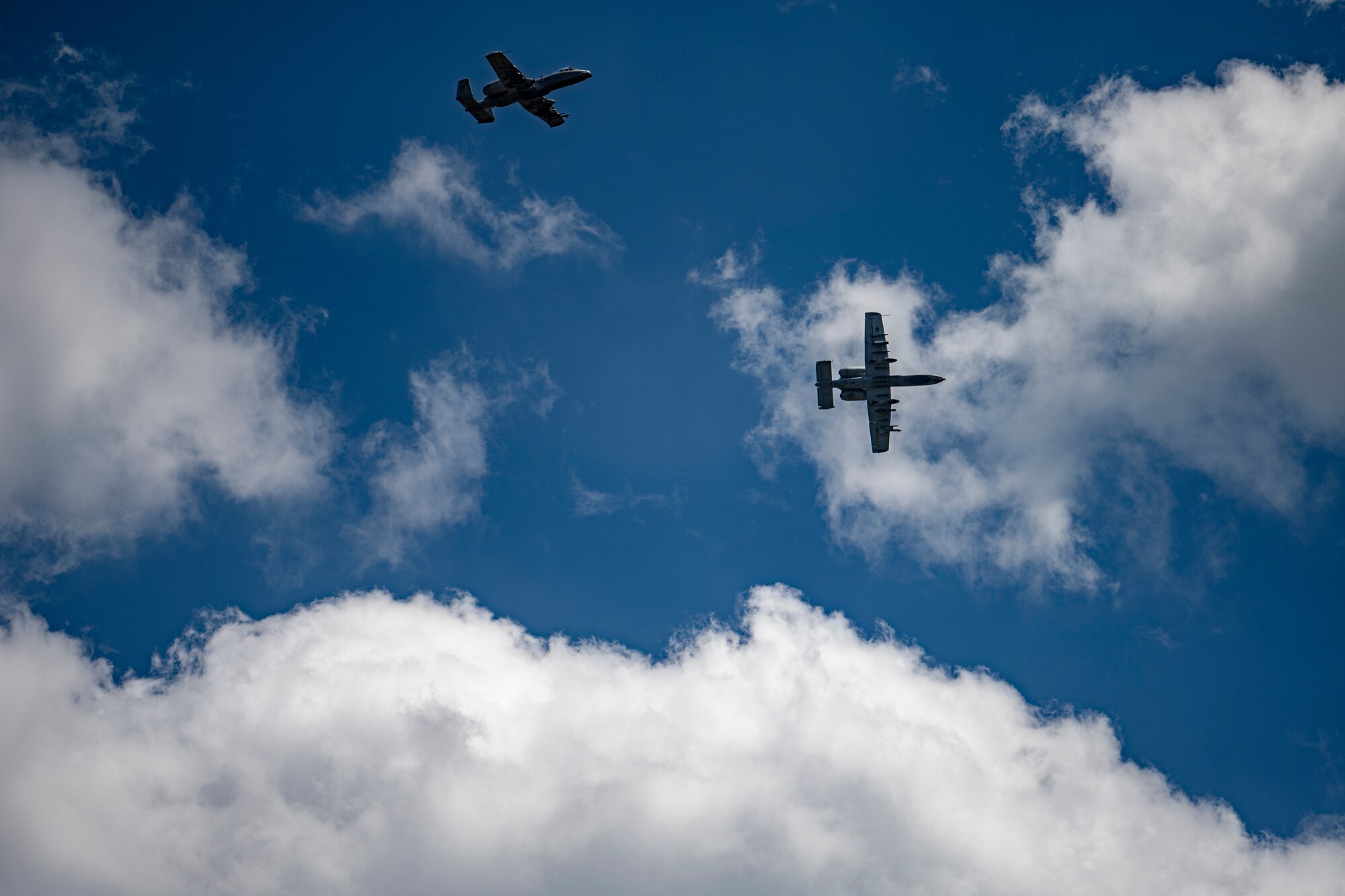 Planes flying in the sky