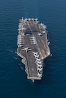 Ike is deployed to the U.S. 5th Fleet area of operations in support of naval operations to ensure maritime stability and security in the Central Region, connecting the Mediterranean and Pacific through the Western Indian Ocean and three strategic choke points.