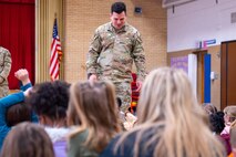Malmstrom kennel performs demo for local elementary school