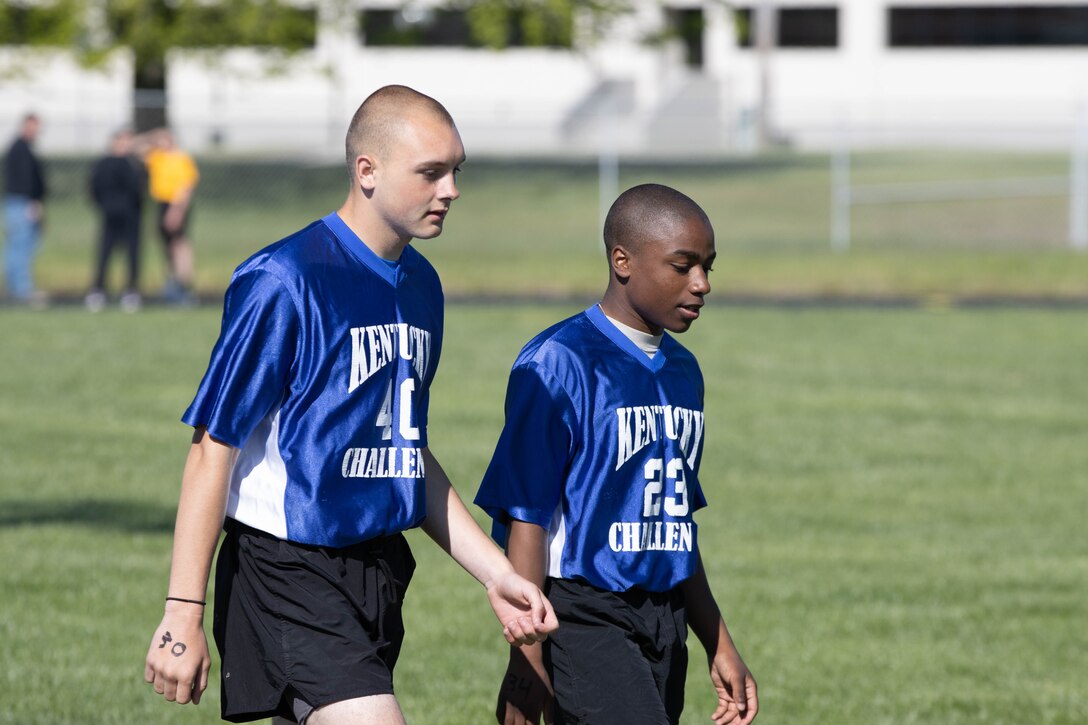 Cadets from the Appalachian and Bluegrass ChalleNGe Academies, Hoosier Youth ChalleNGe Academy from Ohio and Battle Creek Youth ChalleNGe Academy in Michigan competed in a variety of events recently at Fort Knox.