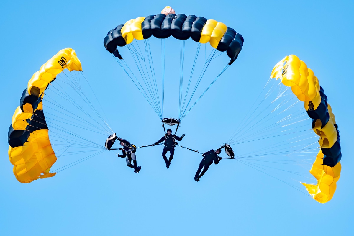 Golden Knights skydiving