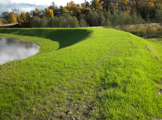 Levees are a vital part of modern flood risk management. They are part of flood defense systems that may also include flood walls, pumping stations, gates closures, and other associated structures. These elements work together to reduce risk to human life and reduce economic damages from flood events.