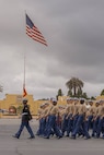 U.S. Marines with Golf Company, 2nd Recruit Training Battalion, march on the parade deck during a graduation ceremony at Marine Corps Recruit Depot San Diego, California, April 26, 2024. Graduation took place at the completion of the 13-week transformation, which included training for drill, marksmanship, basic combat skills, and Marine Corps customs and traditions. (U.S. Marine Corps photo by Lance Cpl. Alexandra M. Earl)