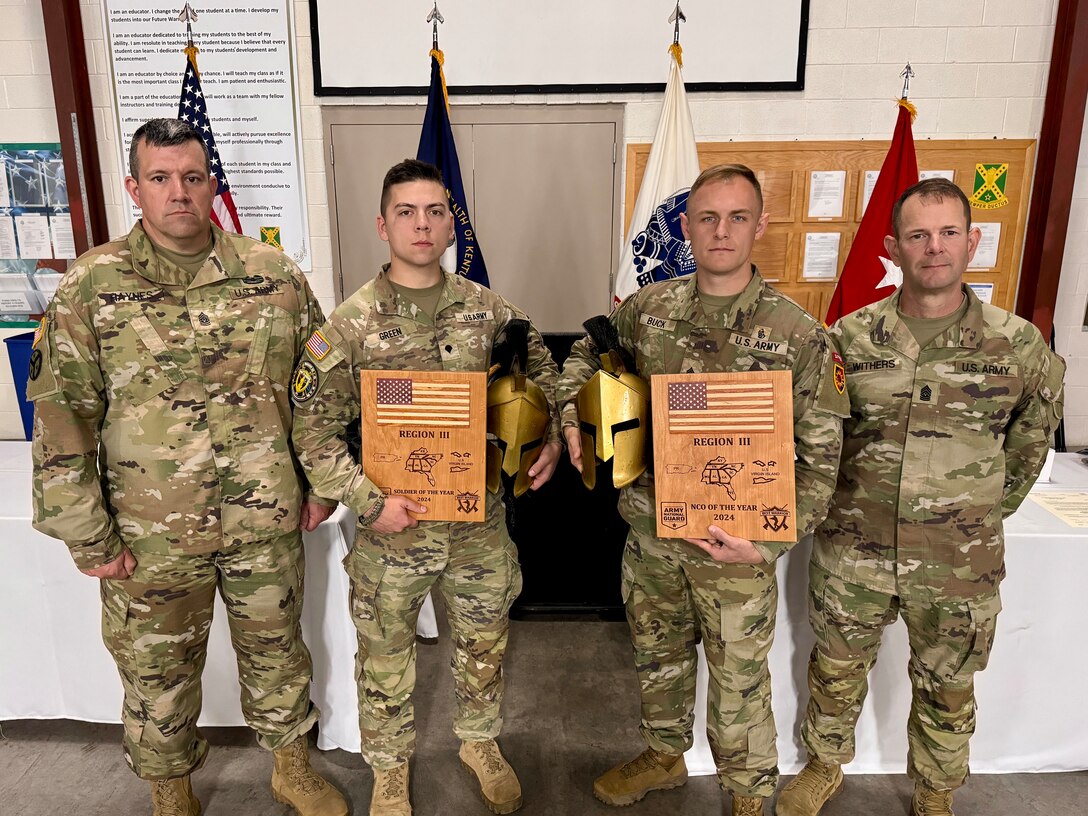 Nineteen competitors from 10 states and territories competed for the titles of Soldier and NCO of the Year for Region III.