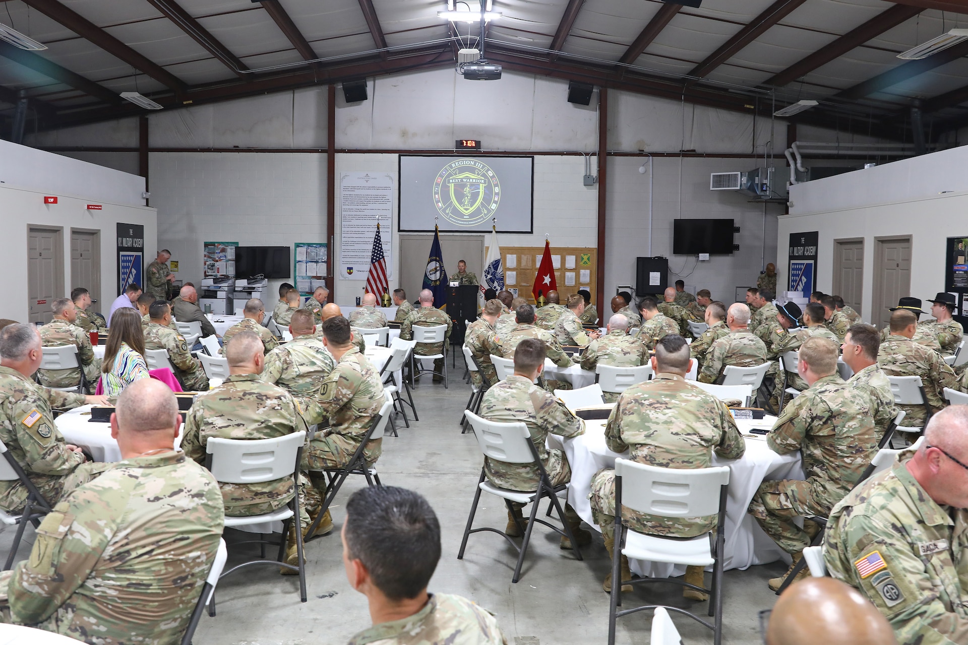 Nineteen competitors from 10 states and territories competed for the titles of Soldier and NCO of the Year for Region III.