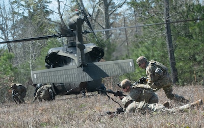 Virginia National Guard Soldiers Conduct Air Assault Drill