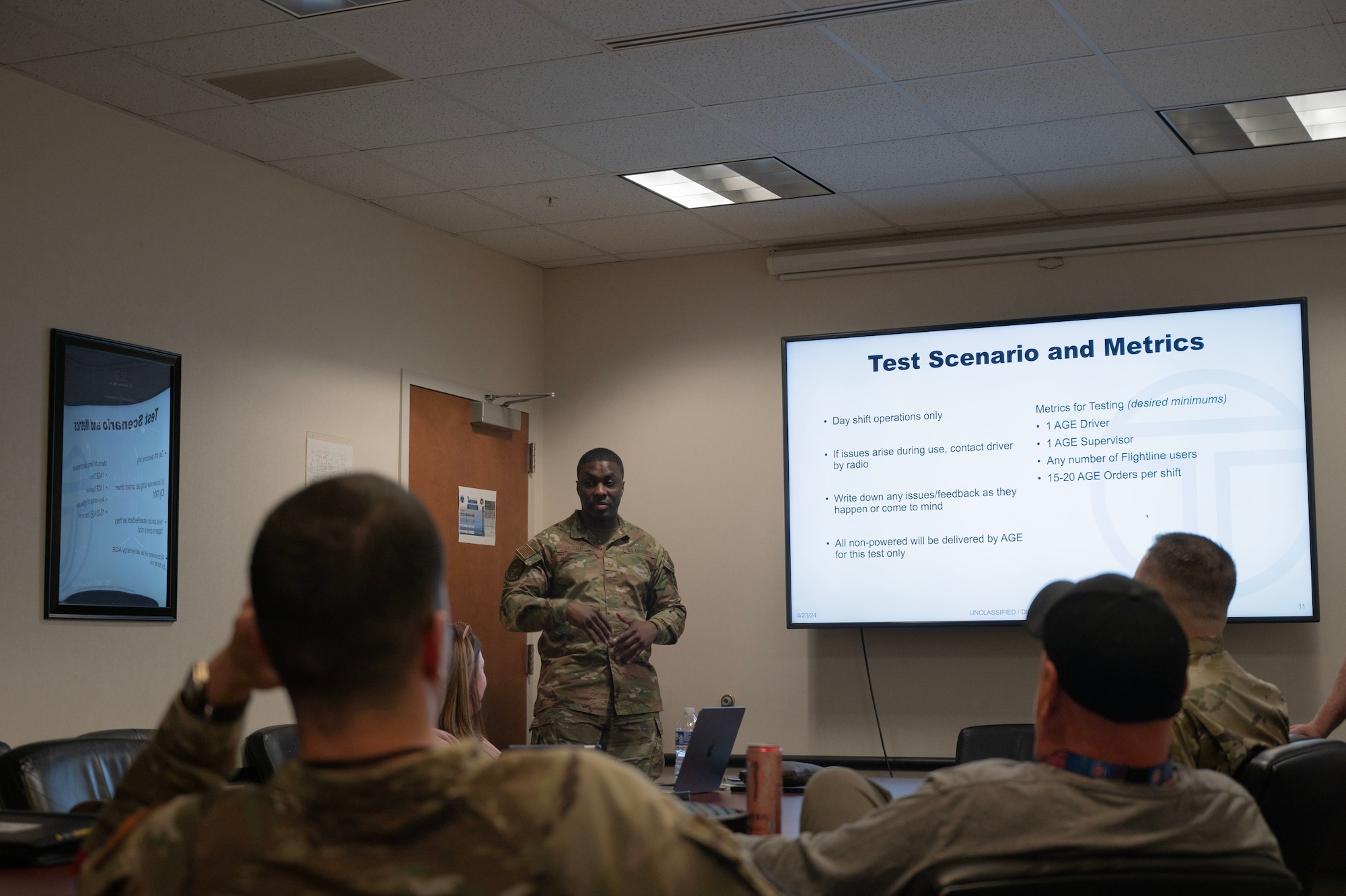 For years, Aerospace Maintainers have used land mobile radios or corded landlines to communicate with Aerospace Ground Equipment (AGE) dispatchers, in requesting delivery of equipment needed on the flightline. With this process, radio transmissions can be muddled due to factors like noises on the flightline and enunciation of words, all leading to errors in communication. This has posed various challenges when it comes to AGE operations. 
To remedy this issue, U.S. Air Force Master Sgt. Jacob Sullivan, the 62d Maintenance Squadron’s AGE production superintendent, created an idea for an app called Jet Dash. The app provides Airmen the capability to request support equipment without the use of land mobile radios or landlines. With this application, customers will be able to schedule requests prior to maintenance start times and customers will maintain visibility of the exact time they request support, equipment, and have an estimated time of arrival via their assigned mobile device.