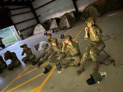 The 168th Civil Engineers Emergency Management team took part in the Air National Guard’s specialized personnel and equipment for the Austere Reconnaissance and Surveillance (SPEARS) course at the Fort Chaffee Maneuver Training Center.