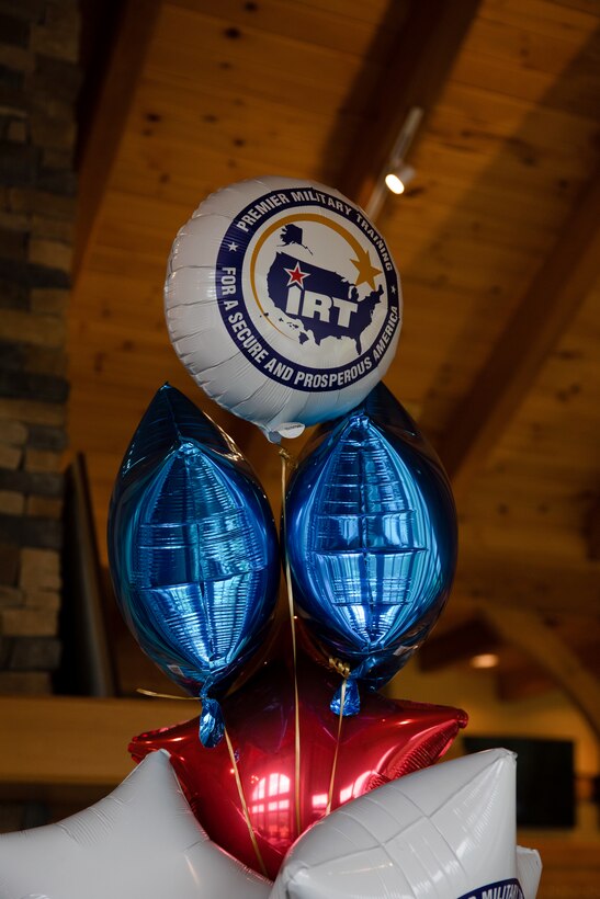 Balloons are displayed for a distinguished visitors brief during Innovative Readiness Training, Stonewall State Park, West Virginia, July 25, 2024. The mission of IRT is to produce mission-ready forces through military training opportunities that provide services for American communities. (U.S. Marine Corps photo by Lance Cpl. Kanoa Thomas)