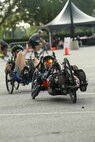 U.S. Army veteran Michael Villagran participates in cycling familiarization during the 2024 Department of Defense Warrior Games