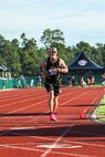 U.S. Army veteran Steve Bortle competes in the track event during the 2024 Department of Defense Warrior Games