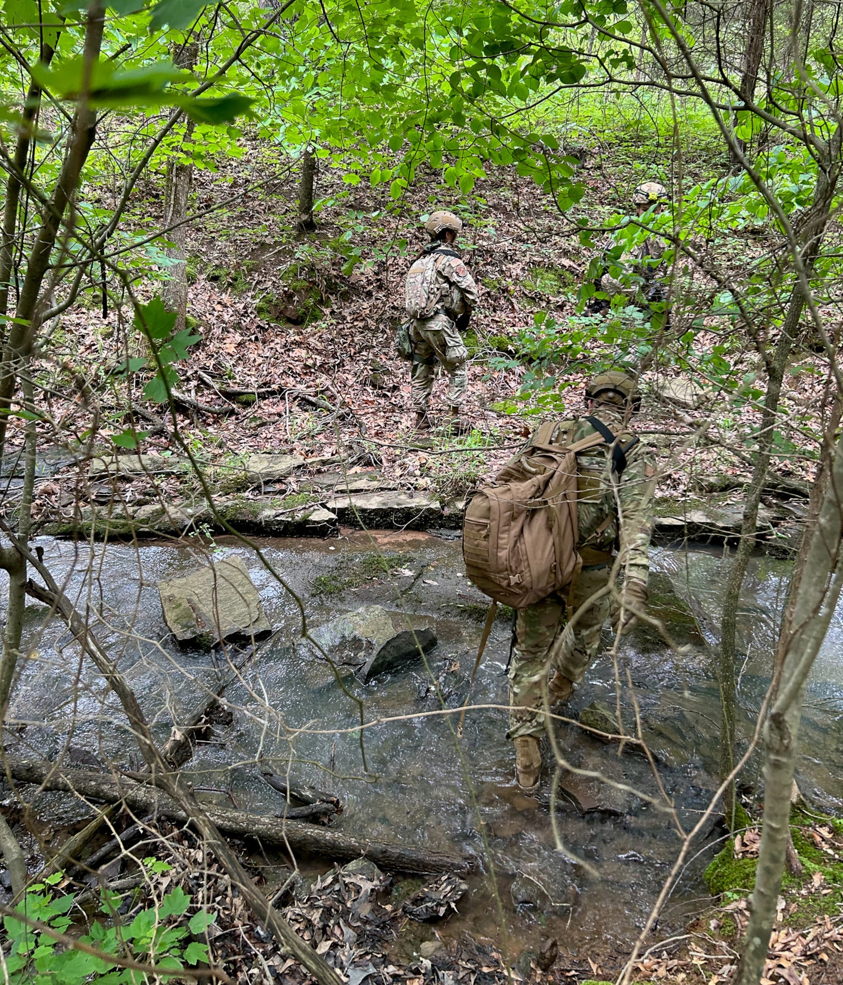 The 168th Civil Engineers Emergency Management team took part in the Air National Guard’s specialized personnel and equipment for the Austere Reconnaissance and Surveillance (SPEARS) course at the Fort Chaffee Maneuver Training Center.