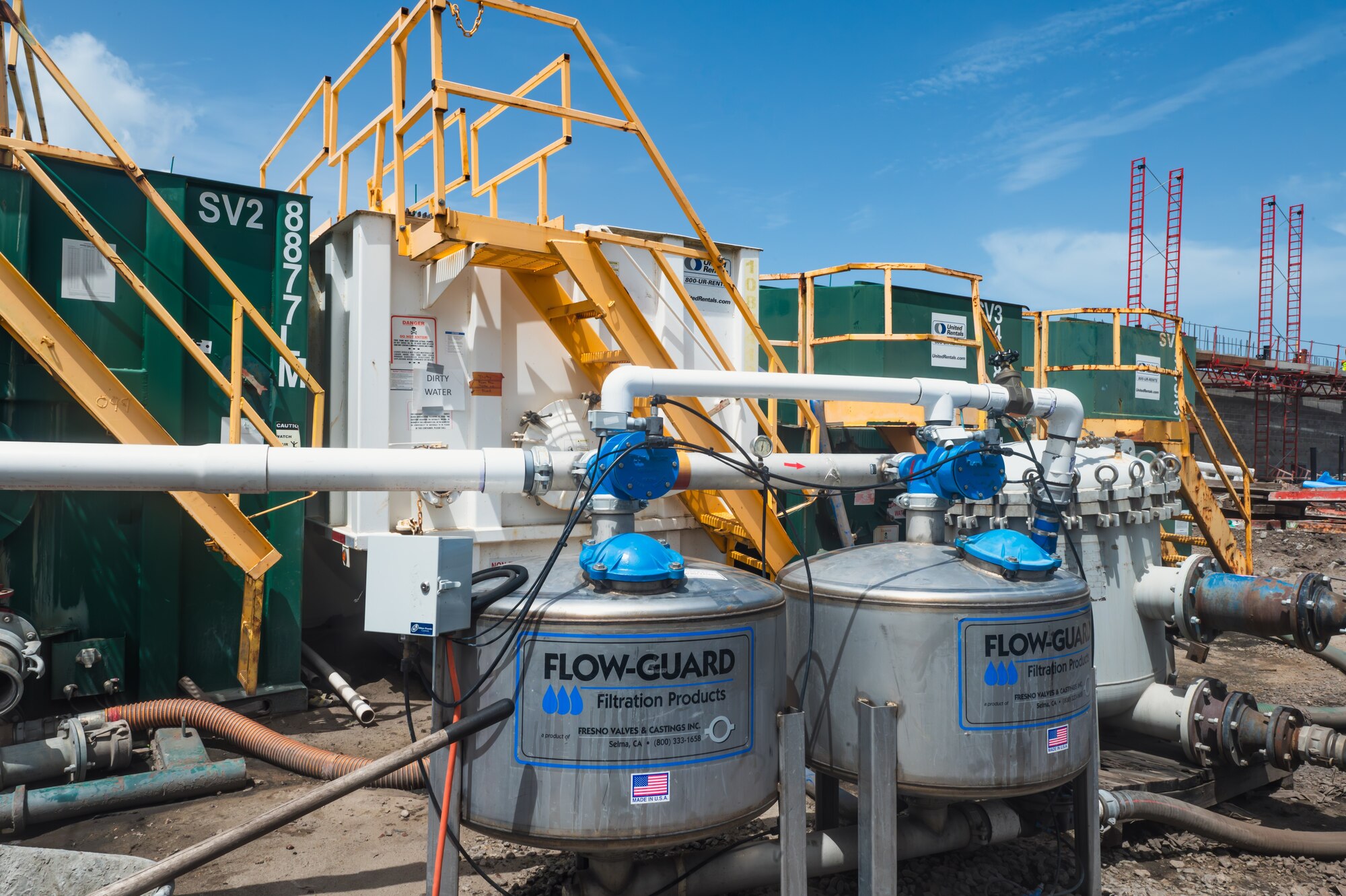 water is treated at Tyndall