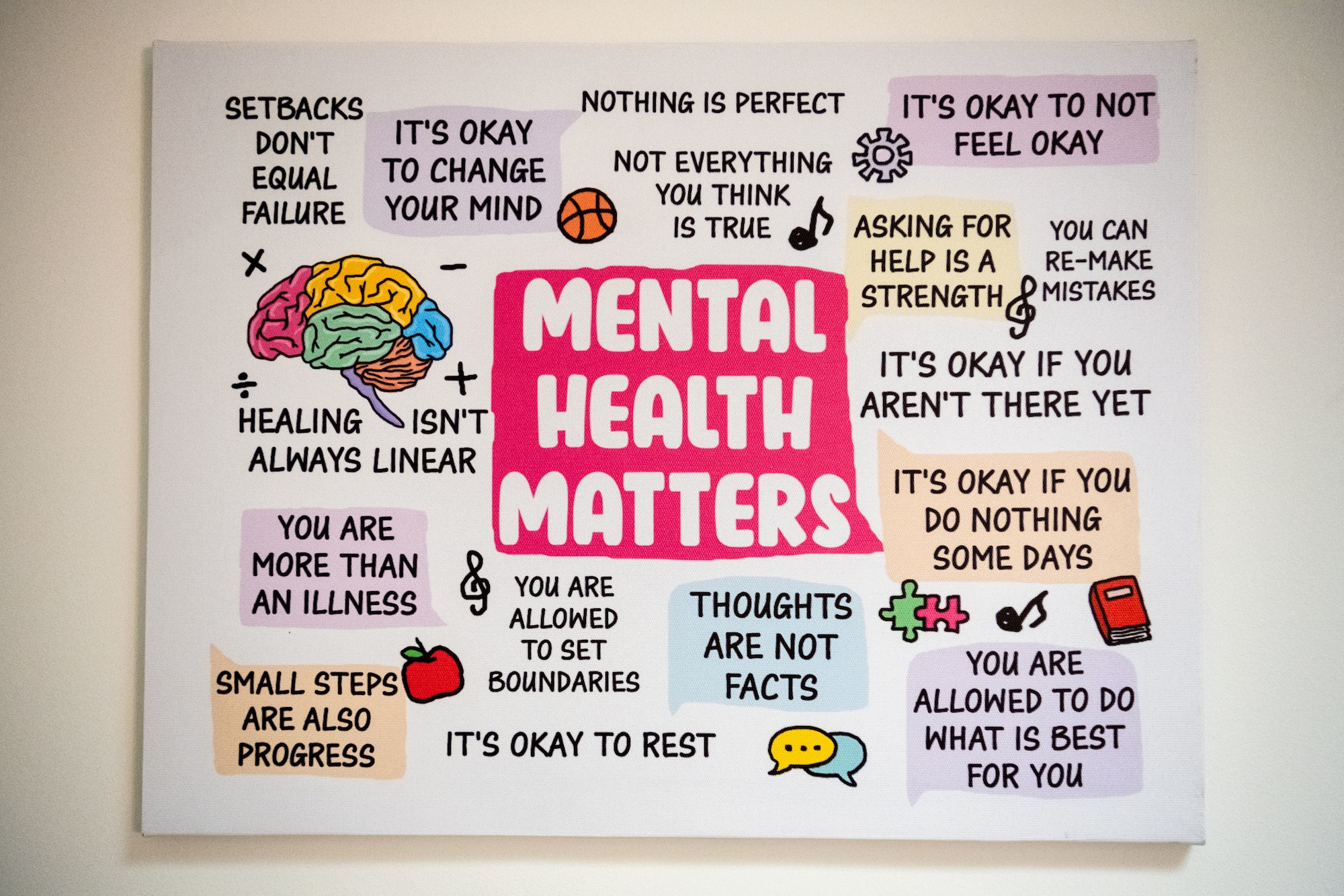 The 379th EMDS mental health clinic is a five-member team responsible for providing care to more than 5,500 personnel across the 379th Air Expeditionary Wing and their joint mission partners. (U.S. Air Force photo)