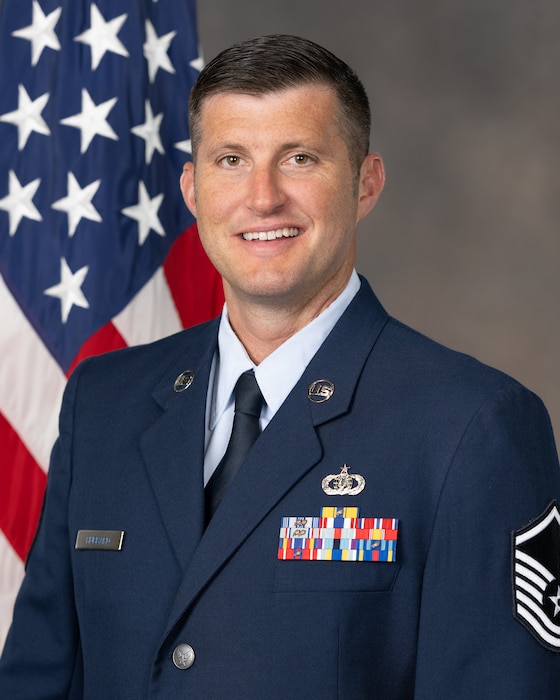Official Photo of MSgt James Hubbard