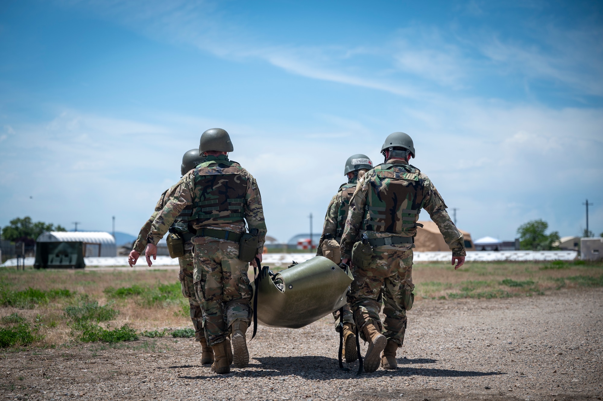 More than 100 Airmen from the 419th Fighter Wing participated in Exercise Griffin Awakening, testing their ability to deploy and operate as an expeditionary combat unit in a contested environment. The two-day exercise was held during the June unit training assembly weekend, during which airmen from various units within the wing put their skills to the test, showcasing both strengths and areas requiring further development.