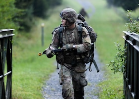 U.S. Army Europe and Africa Best Squad Competition: 12-Mile Ruck March