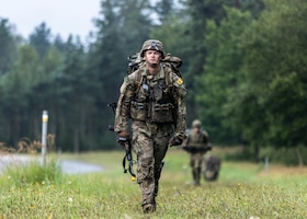 U.S. Army Europe and Africa Best Squad Competition: 12-Mile Ruck March