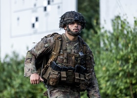 U.S. Army Europe and Africa Best Squad Competition: 12-Mile Ruck March