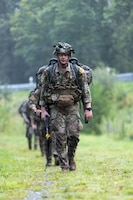 U.S. Army Europe and Africa Best Squad Competition: 12-Mile Ruck March