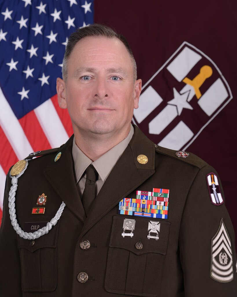 Command Sgt. Maj. Tully Culp, Command Sergeant Major, 807th Medical Command (Deployment Support)