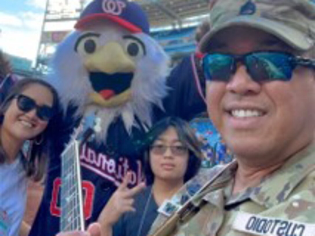 The Custodio Family at the Washington Nationals Game