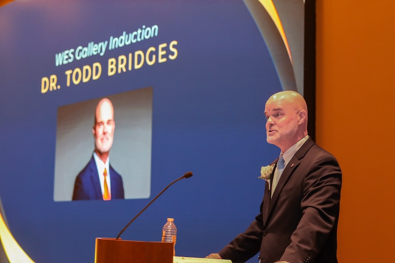 Dr. Todd S. Bridges, former senior research scientist for environmental science in ERDC's Environmental Laboratory, was recently inducted into the Waterways Experiment Station (WES) Gallery of Distinguished Civilian Employees.